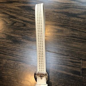 Burberry leather studded belt